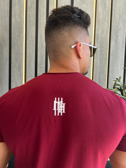 Camiseta Mahe Bold Wine