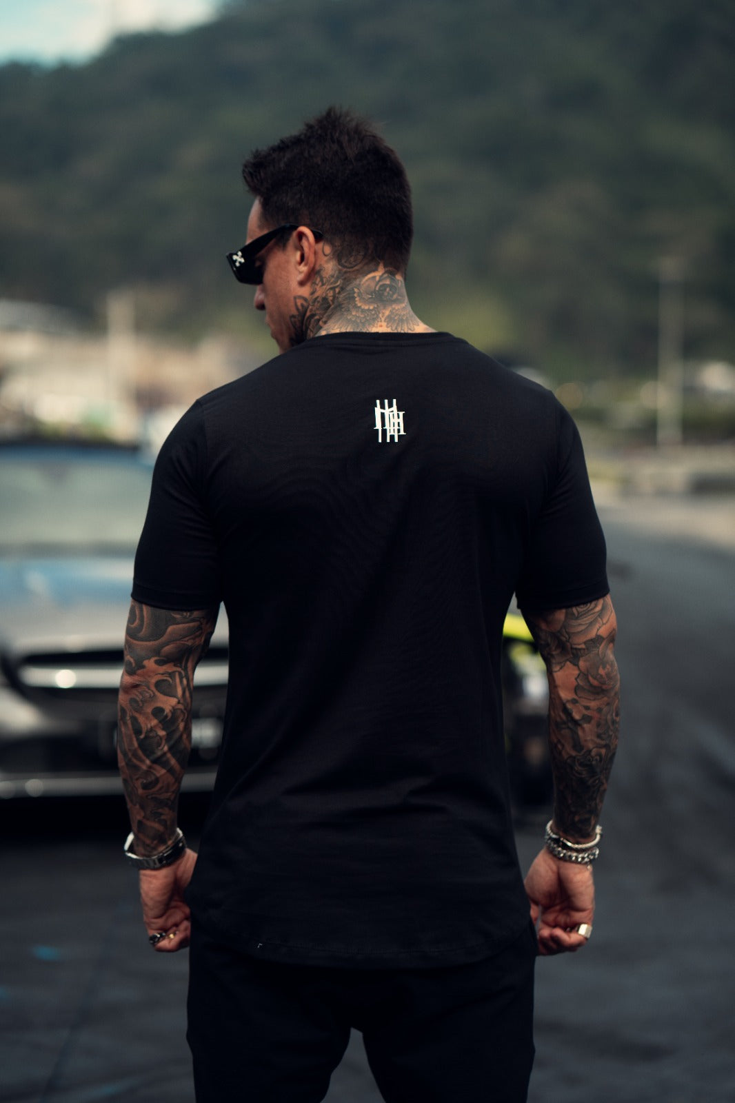 camiseta mahe battle field black