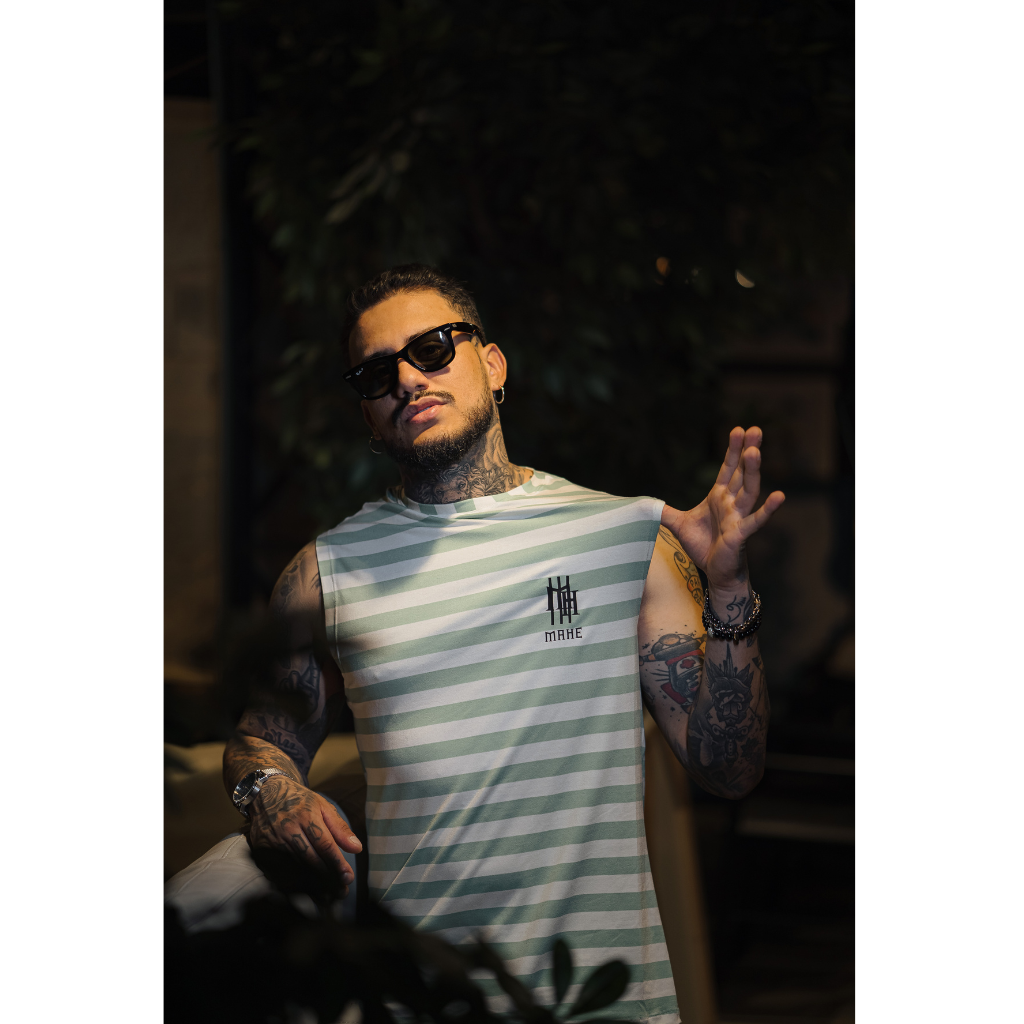 regata mahe green stripes