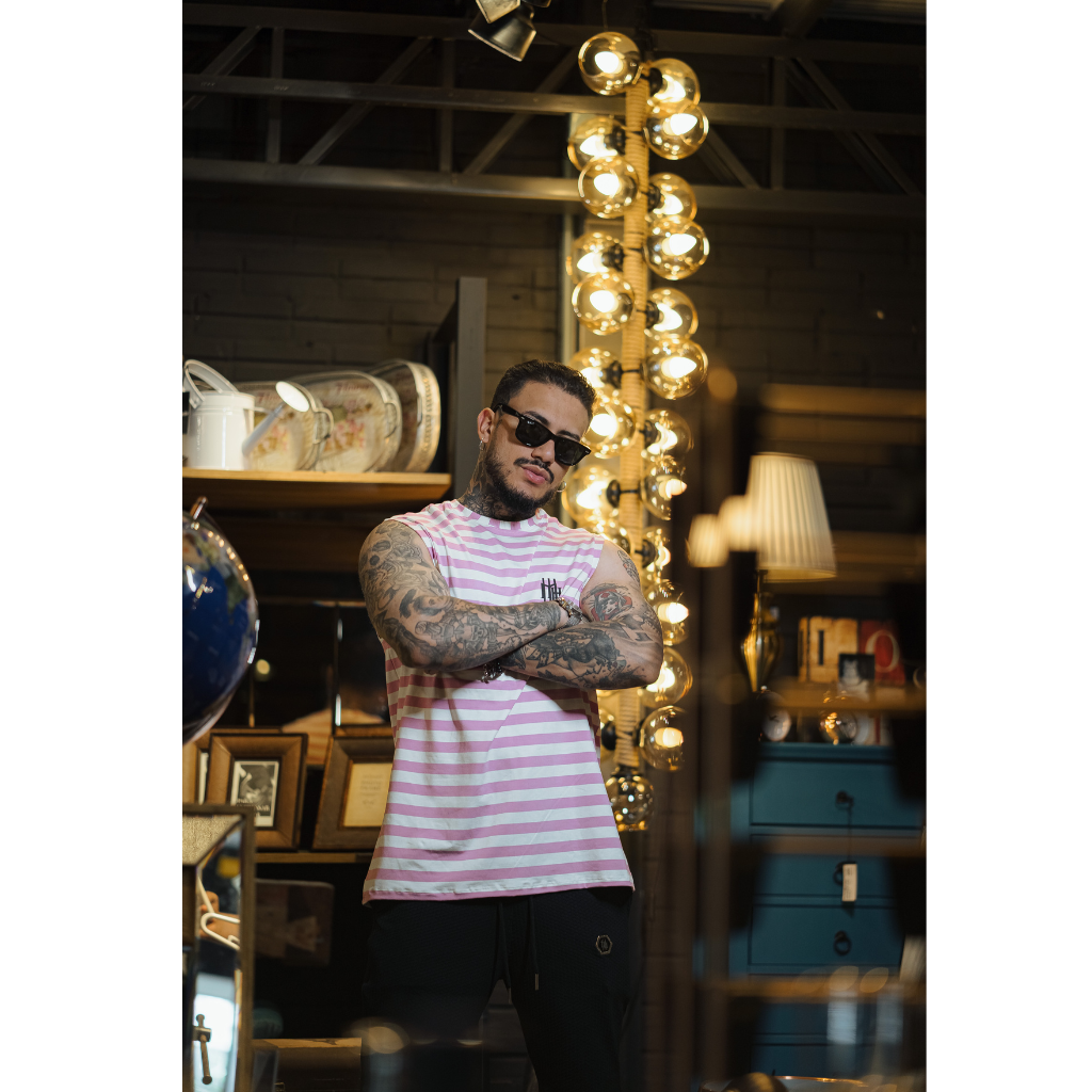 regata mahe rose stripes