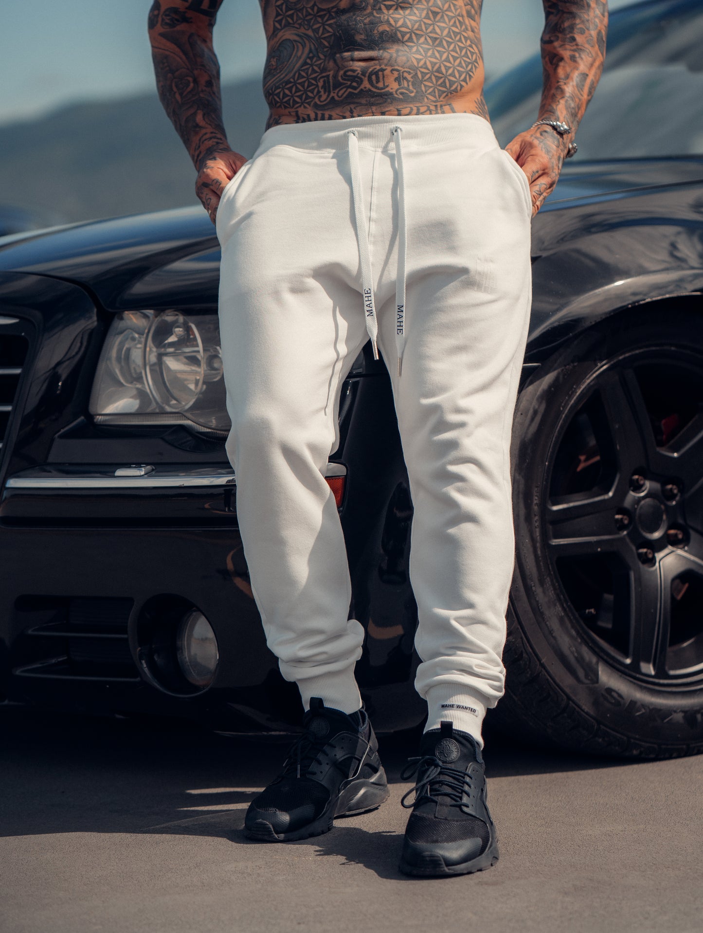 calça mahe white snow