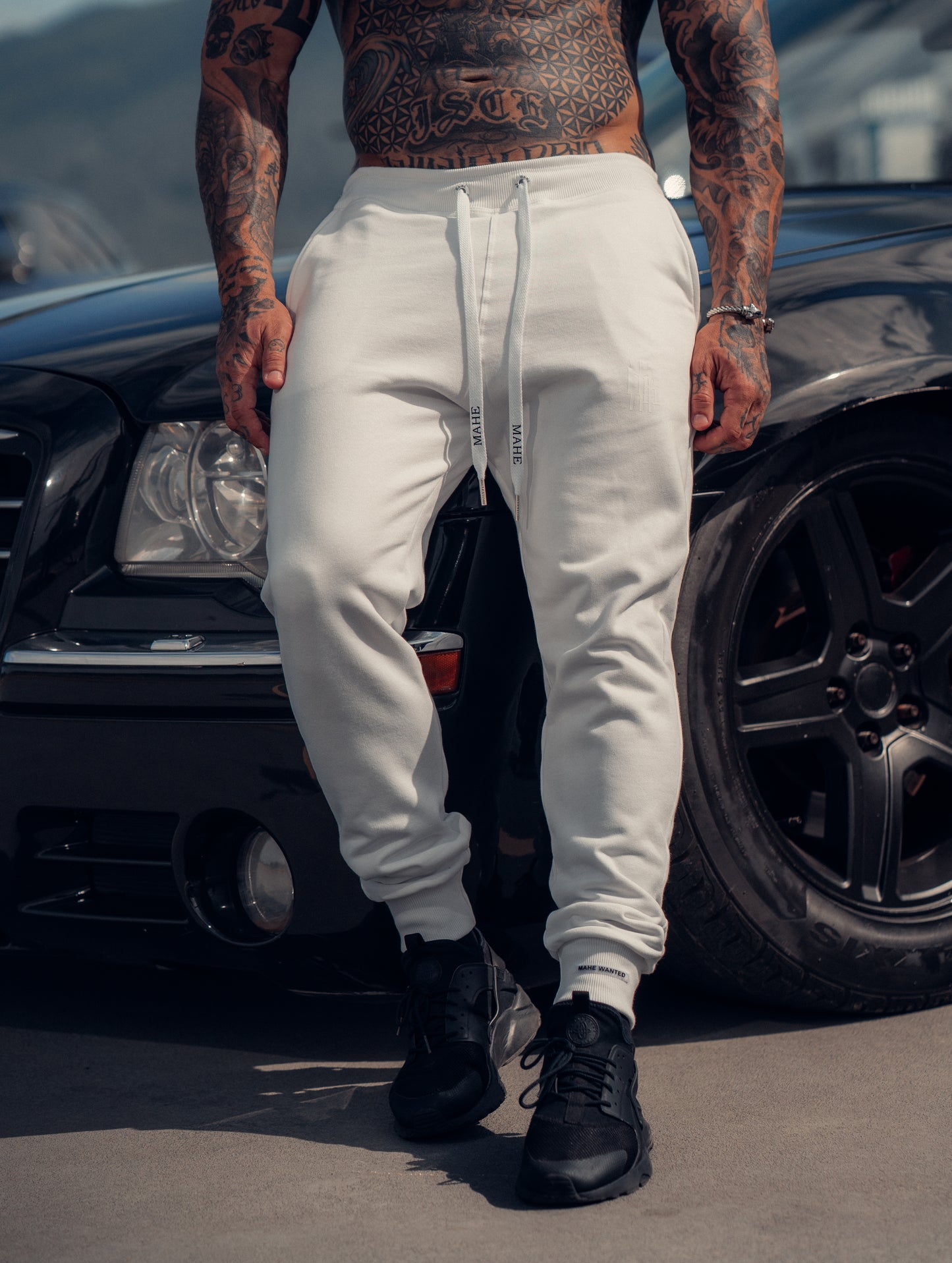 calça mahe white snow