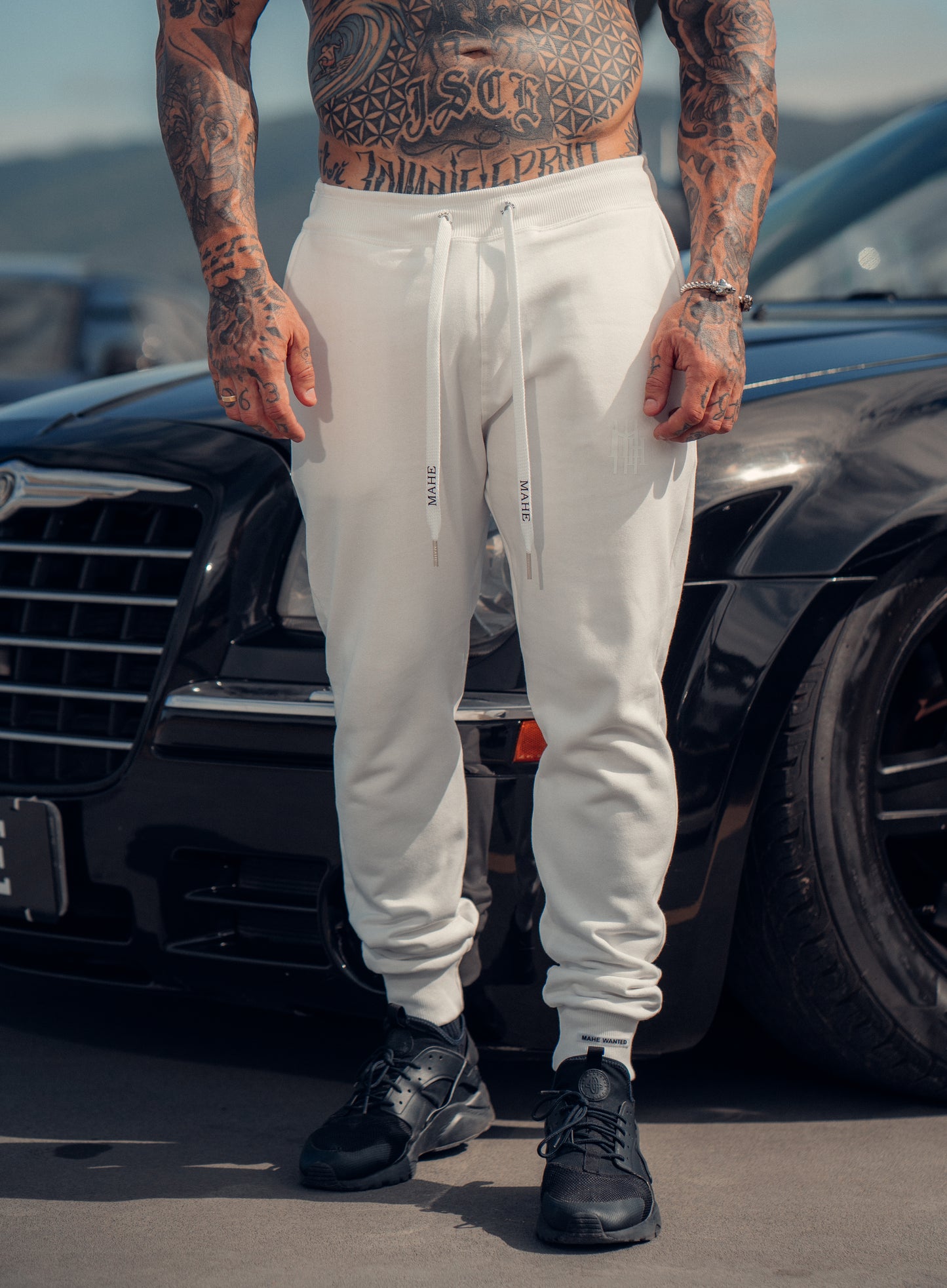 calça mahe white snow