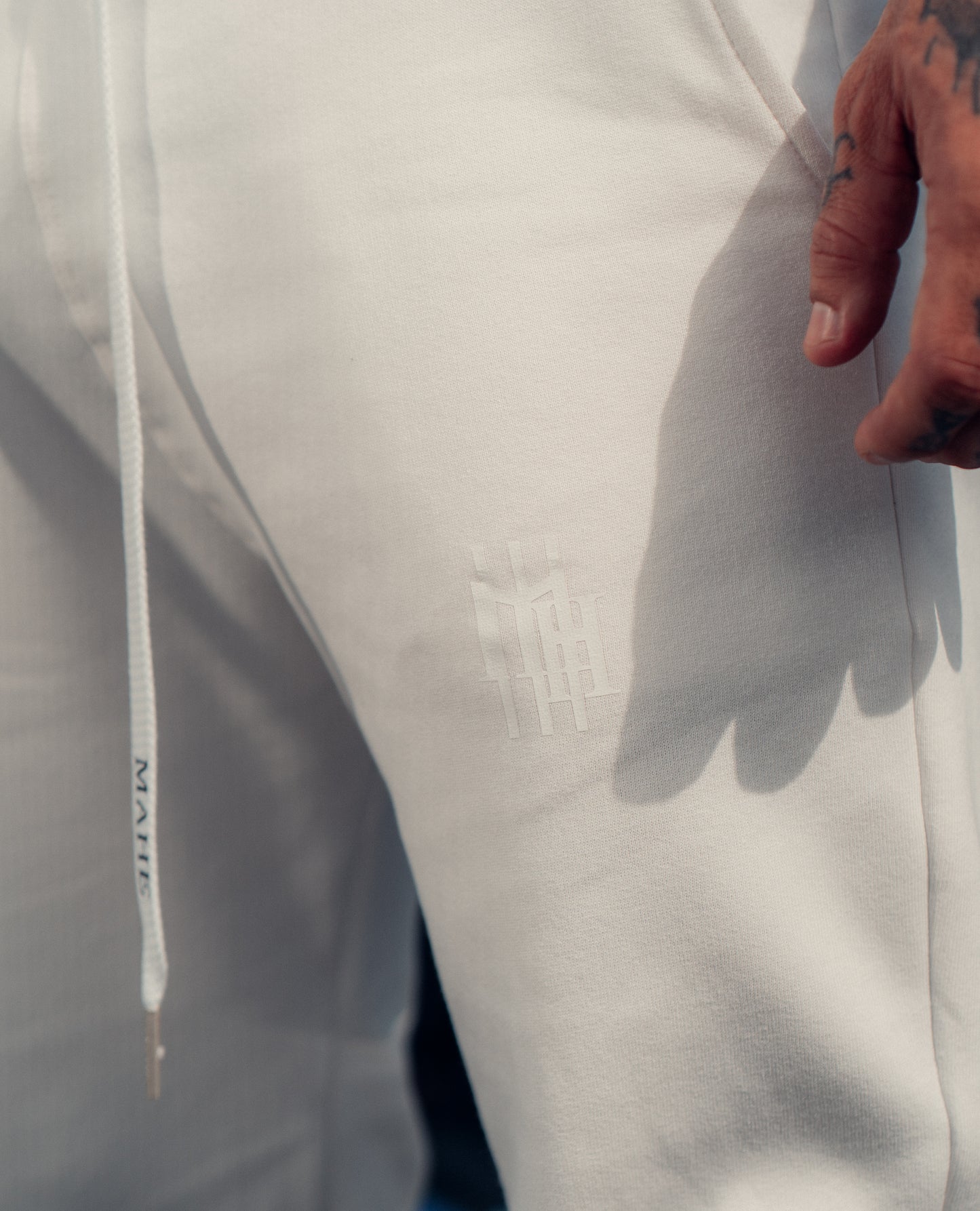 calça mahe white snow