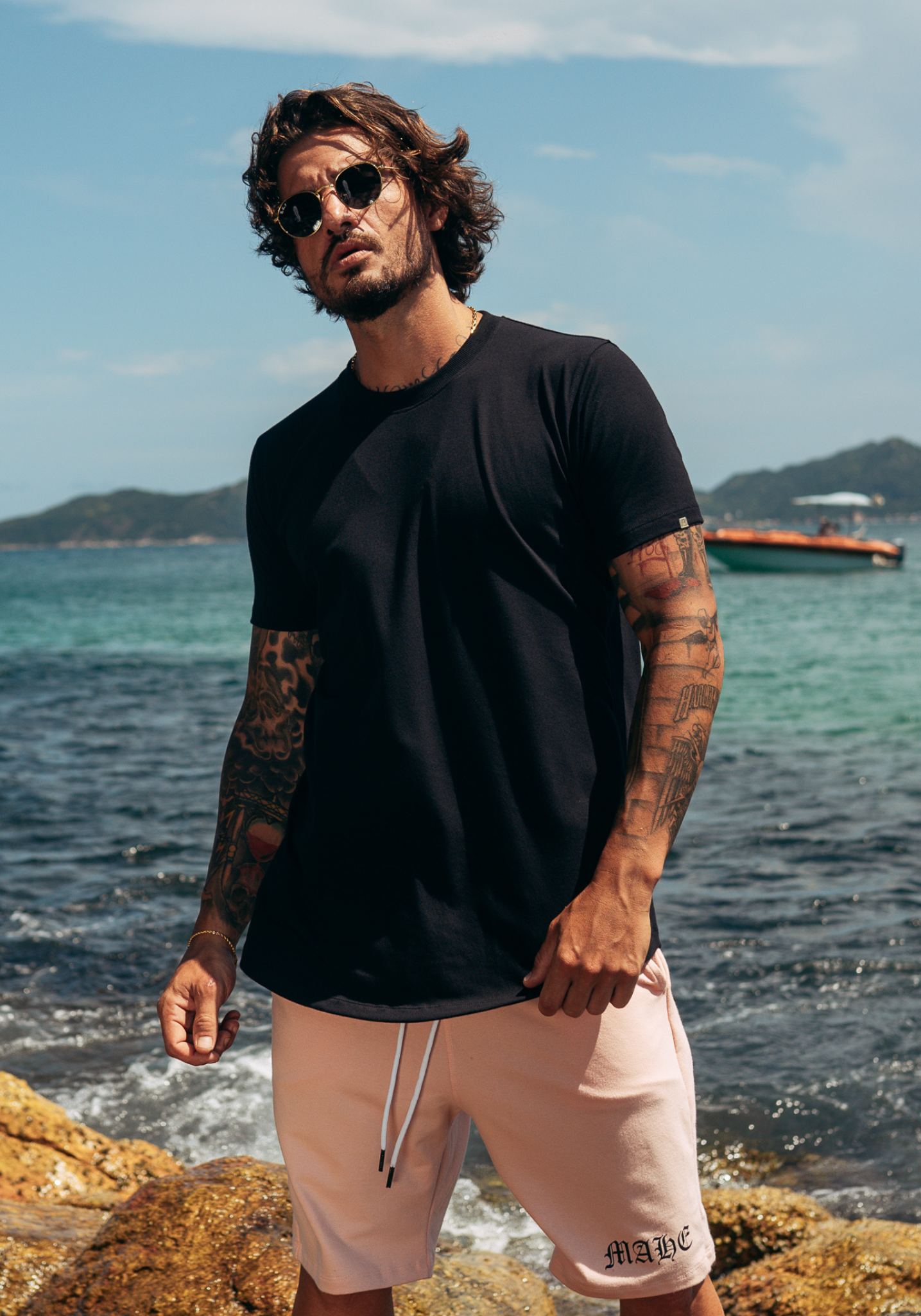 camiseta mahe golden beach