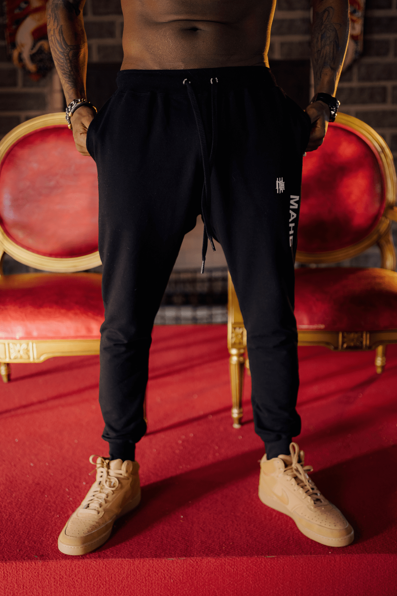 calça mahe all black