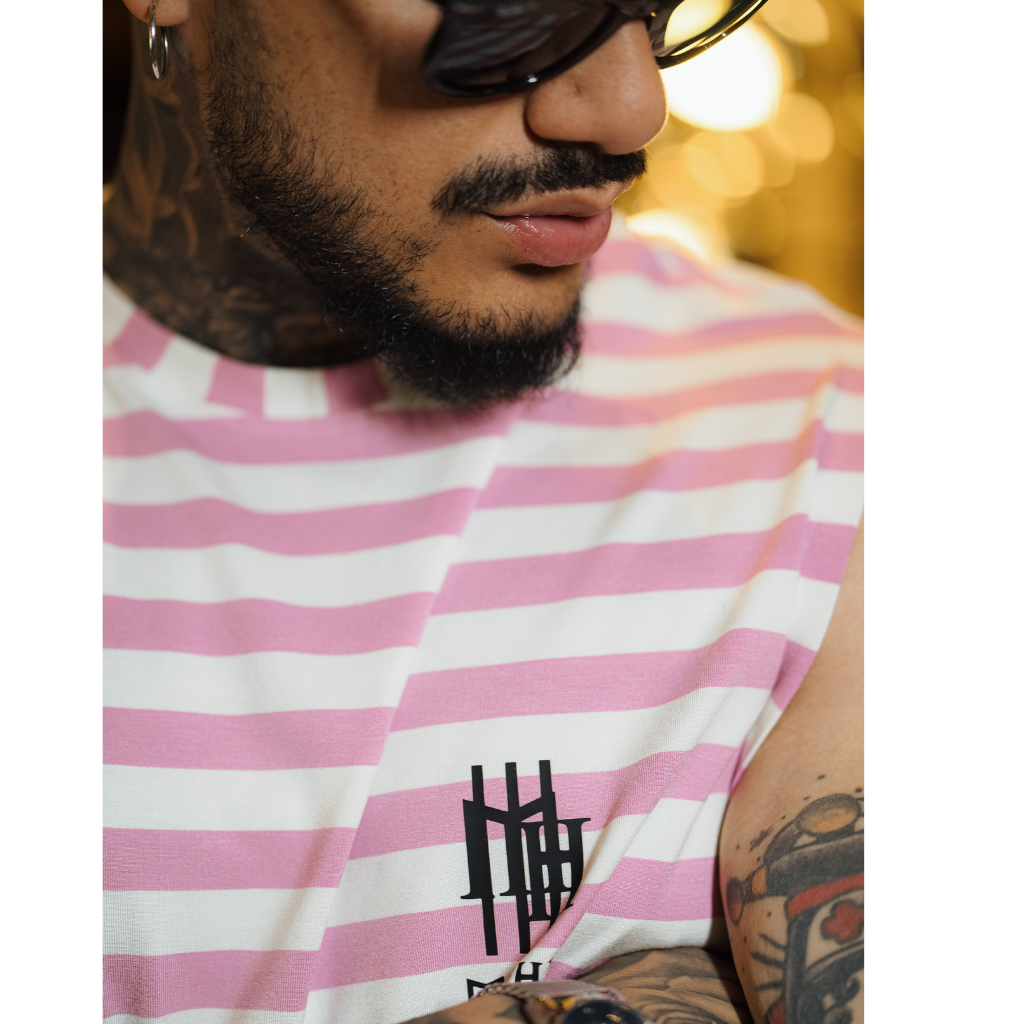 regata mahe rose stripes