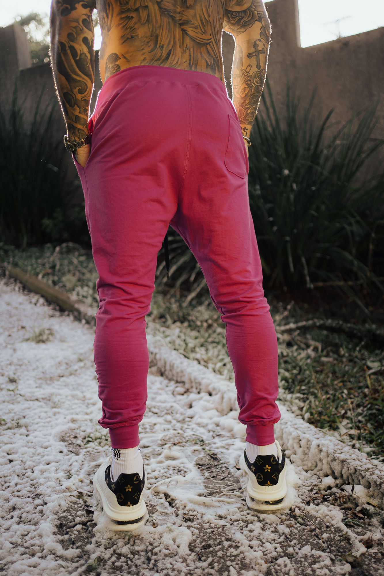 calça mahe purple