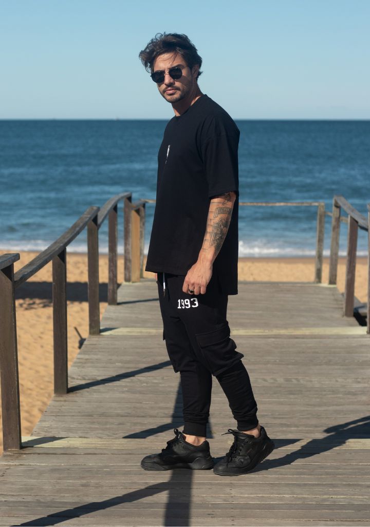 camiseta mahe over black