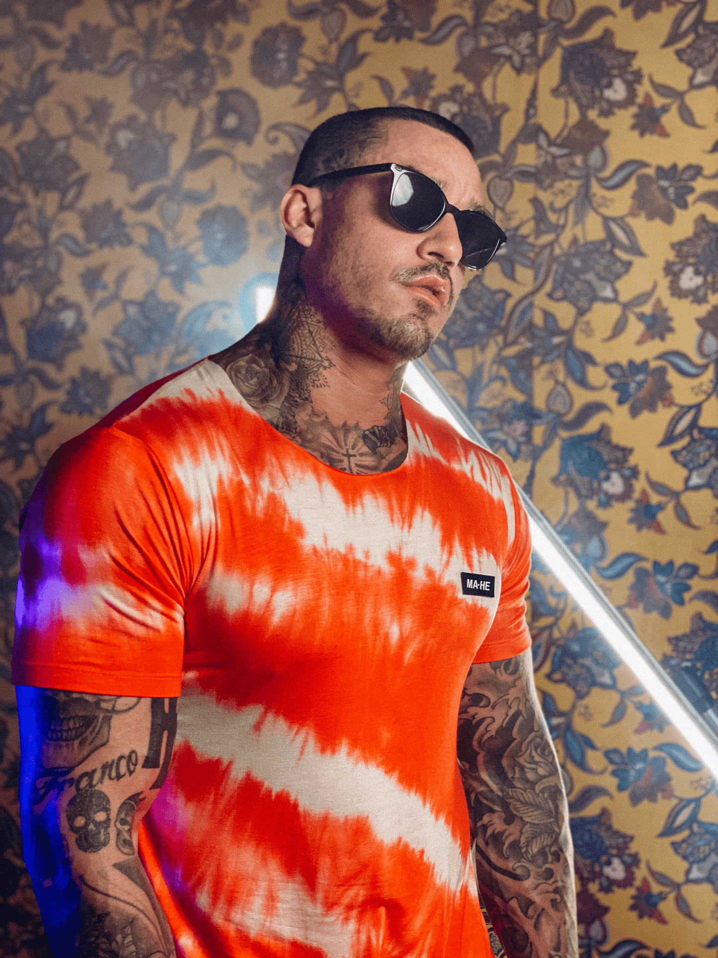 camiseta mahe flames red