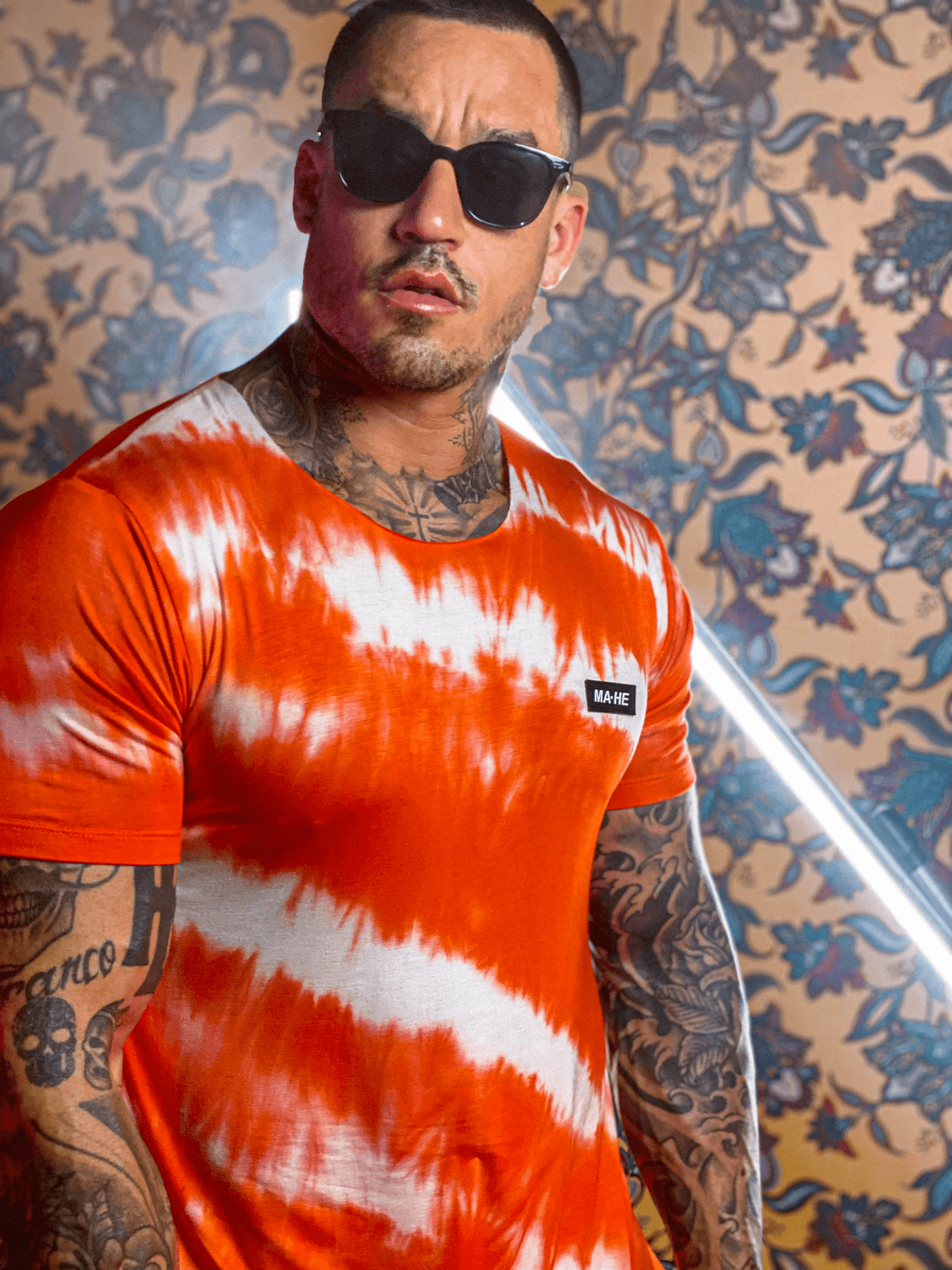 camiseta mahe flames red